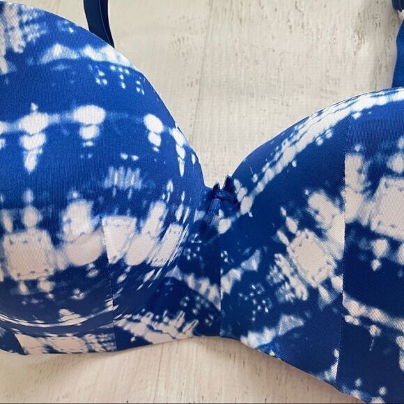 Cacique cotton lightly lined t-shirt bra tie dye - Picture 3 of 10